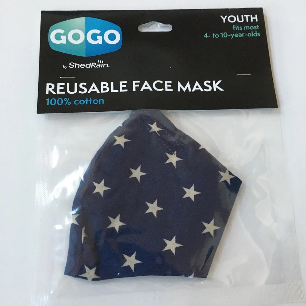MASK Cotton STAR print dainty stars youth / kid